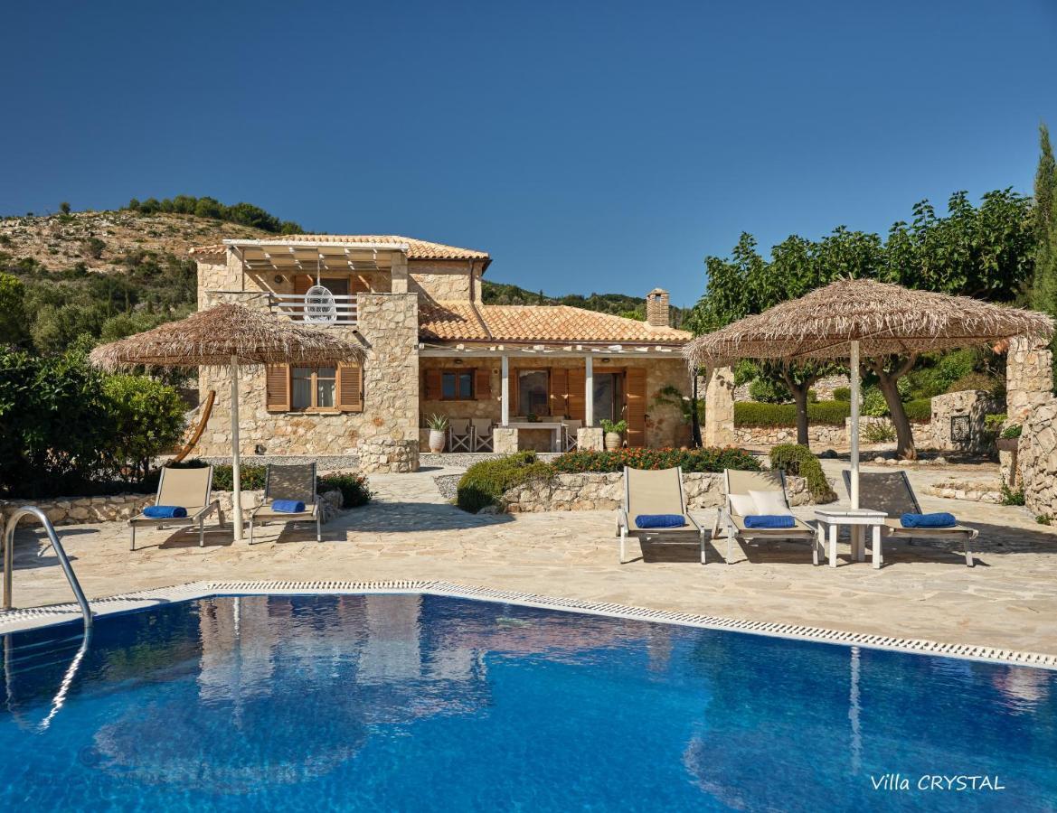 Blue Caves Villas - Exceptional Villas With Private Pools Direct Access To The Sea Koríthion Esterno foto