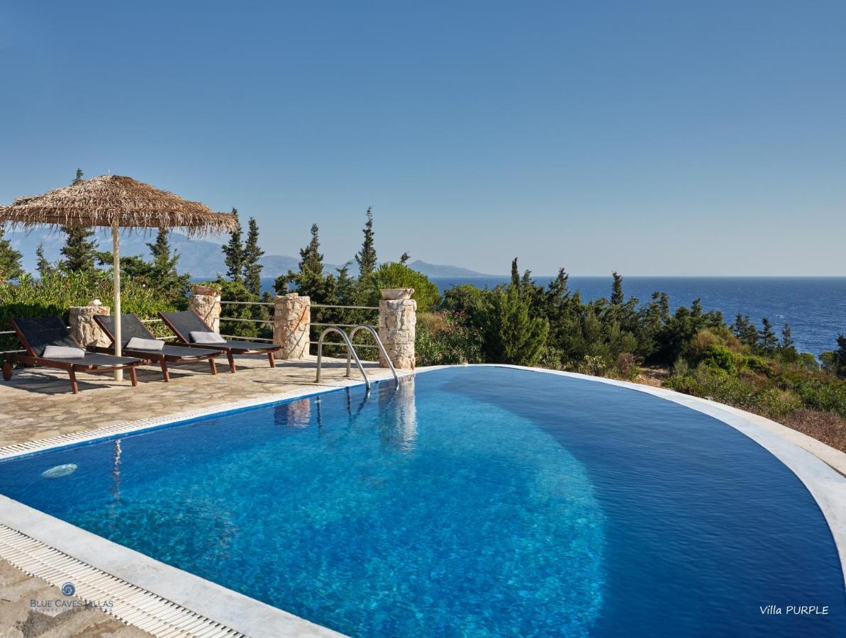 Blue Caves Villas - Exceptional Villas With Private Pools Direct Access To The Sea Koríthion Camera foto